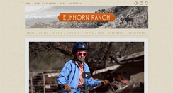 Desktop Screenshot of elkhornranch.com